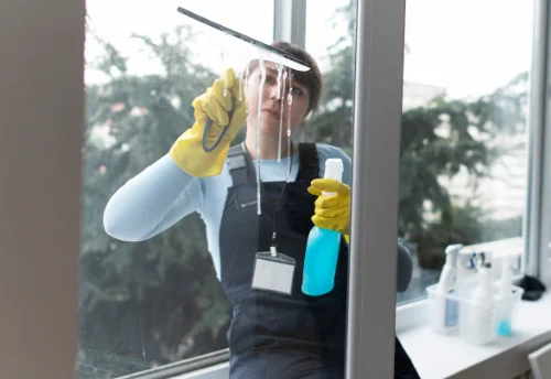 Nettoyage de vitres intérieures et extérieures à Étriché